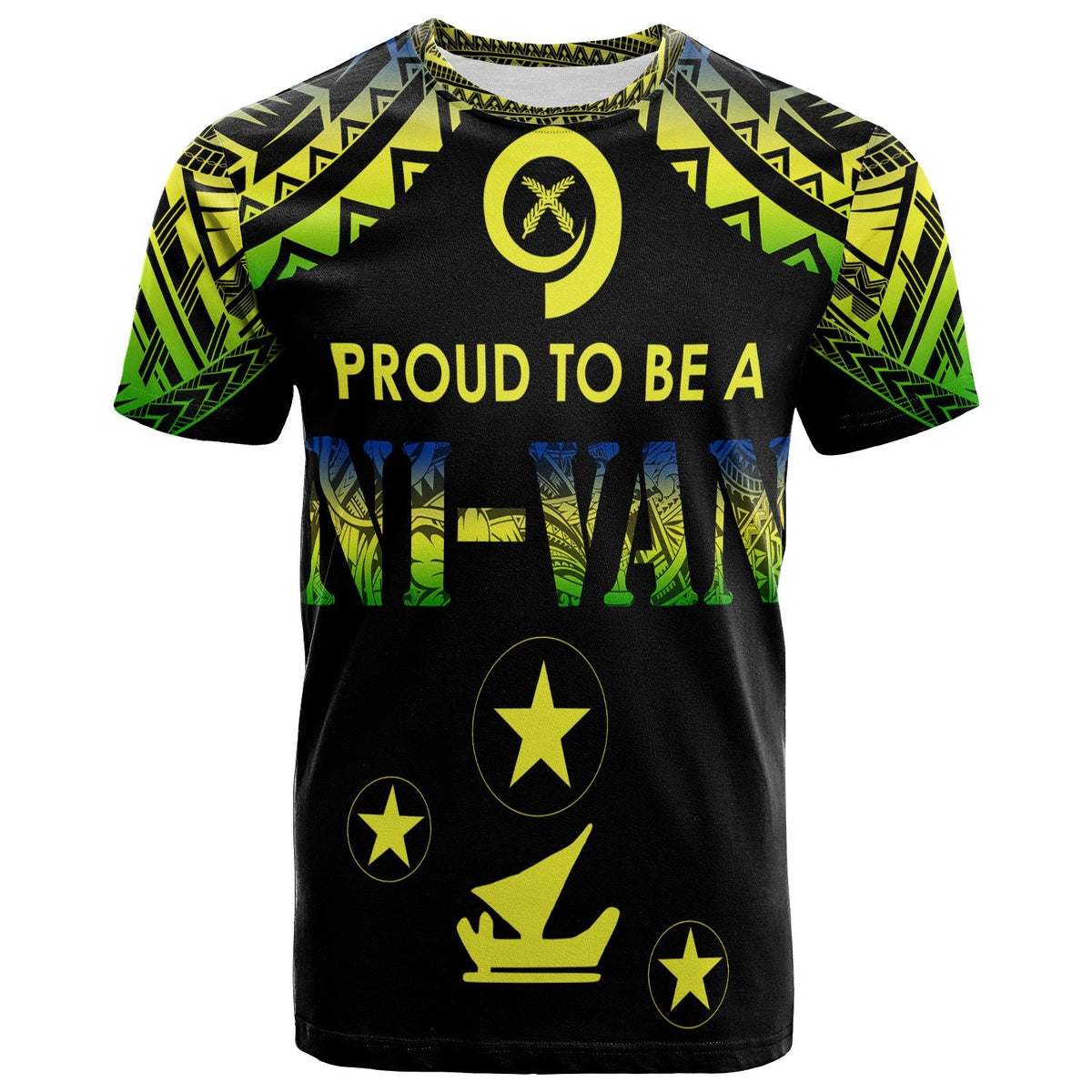 Vanuatu T Shirt Proud To Be A Ni Van Polynesian Pattern Malampa Province - Wonder Print Shop