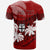 Personalised Fiji Day T Shirt Flying Fijians Masi Kesa Style Red - Wonder Print Shop