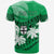 Personalised Fiji Day T Shirt Flying Fijians Masi Kesa Style Green - Wonder Print Shop