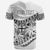 Personalised Fiji Day T Shirt Flying Fijians Masi Kesa Style White - Wonder Print Shop