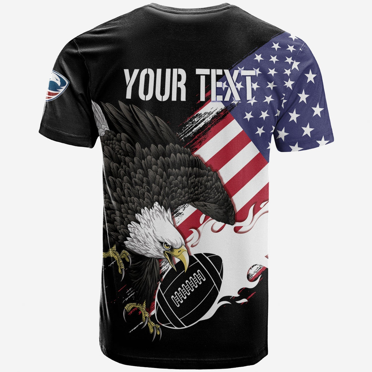 Personalised USA Rugby Sevens T Shirt The Eagles - Wonder Print Shop