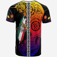 Mexican Dia de Muertos Sugar Skull T Shirt Viva Mexico - Wonder Print Shop
