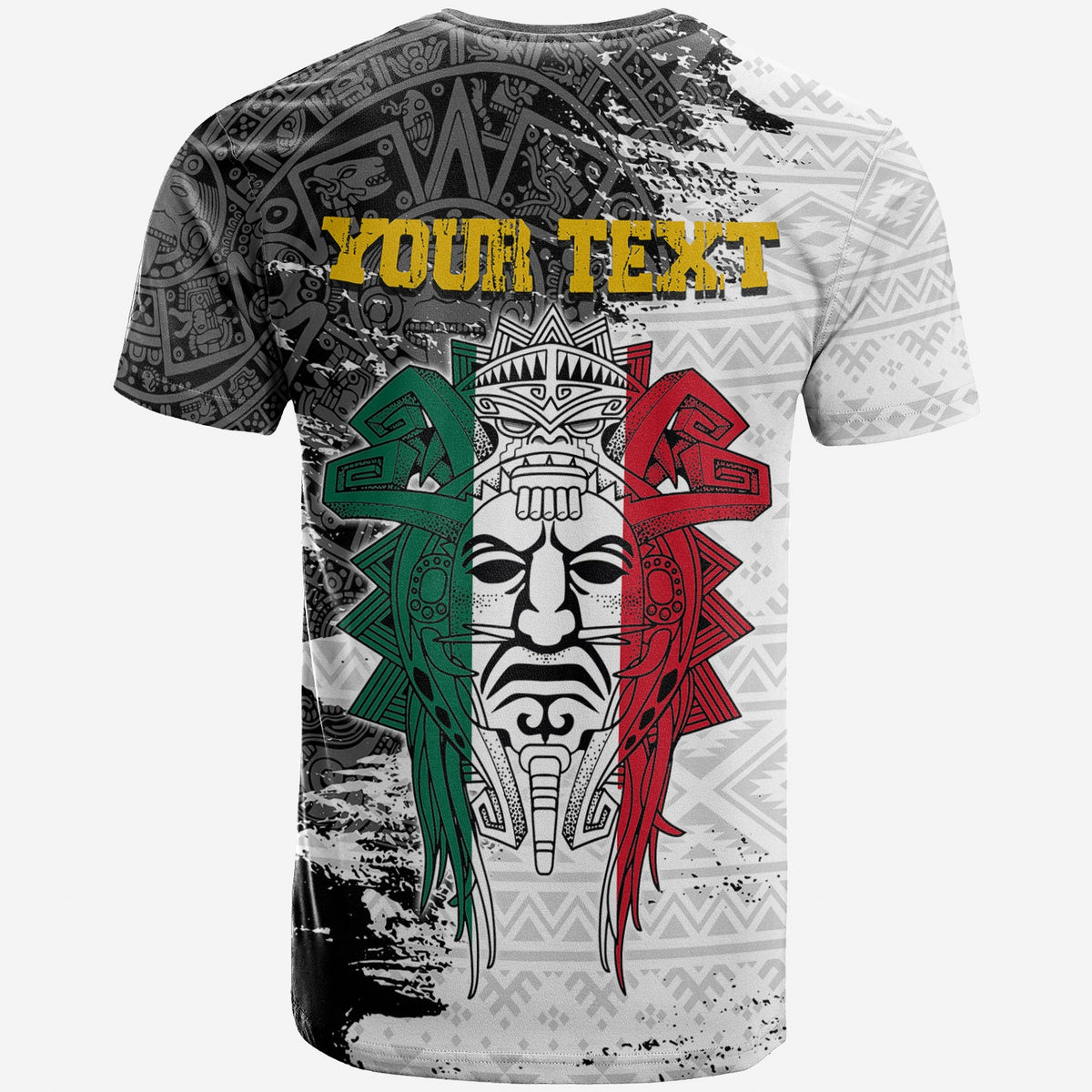 Custom Mexican Tribal Aztec Warriors T Shirt Eagle Warriors - Wonder Print Shop