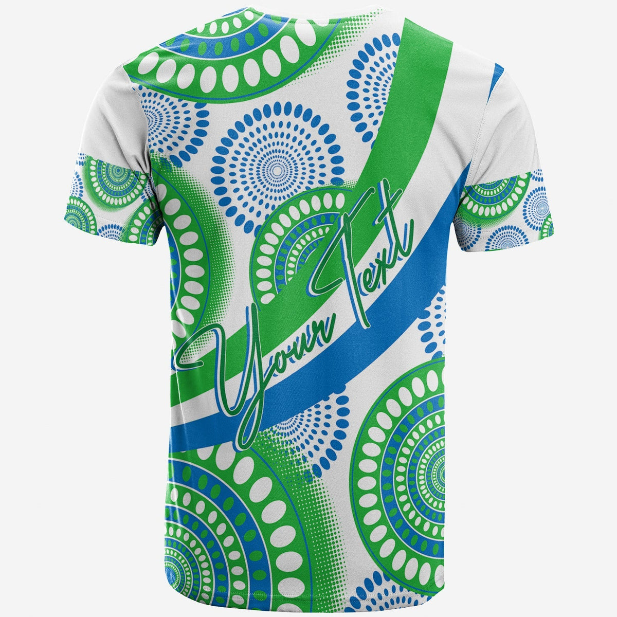 Sierra Leone Personalised T Shirt Ankara Style - Wonder Print Shop