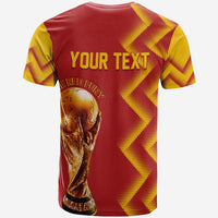 Personalised Spain World Cup 2022 T Shirt The Red Fury - Wonder Print Shop