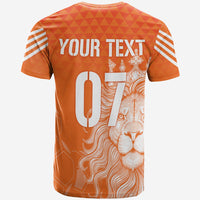Personalised Netherlands World Cup 2022 T Shirt Oranje Lions - Wonder Print Shop