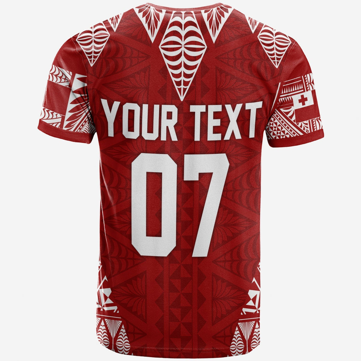 Personalised Tonga Rugby T Shirt Mate Ma'a Tonga Warriors - Wonder Print Shop