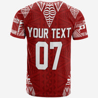 Personalised Tonga Rugby T Shirt Mate Ma'a Tonga Warriors - Wonder Print Shop