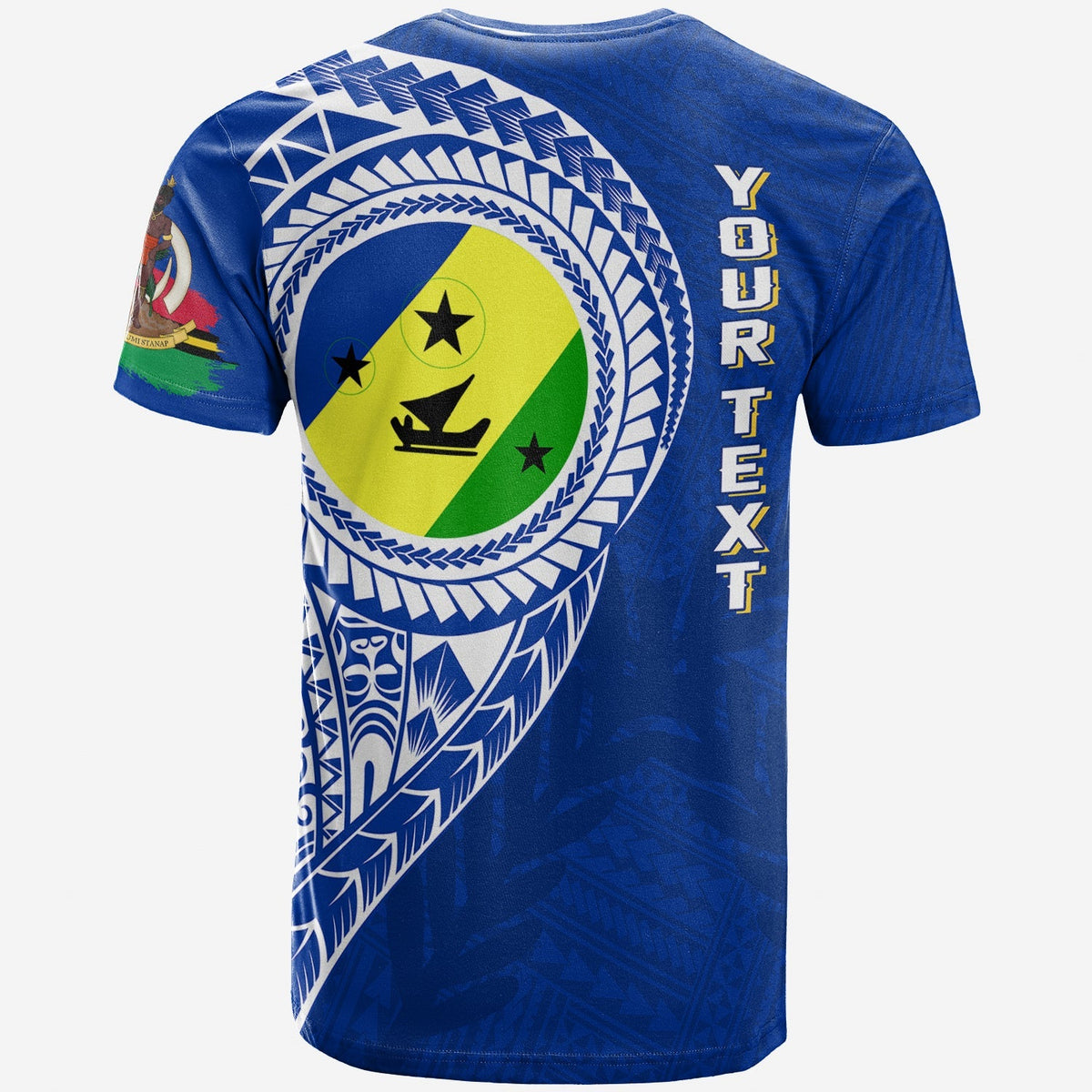 Custom Vanuatu Malampa Province T Shirt Malampa Emblem - Wonder Print Shop