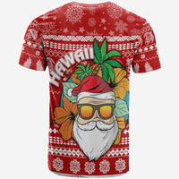 Hawaii Christmas T Shirt Mele Kalikimaka Tropical Santa - Wonder Print Shop