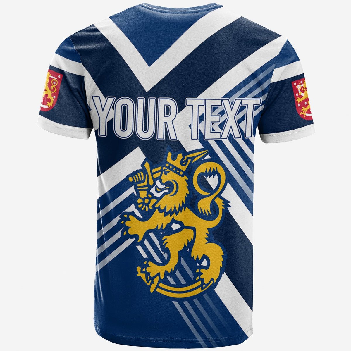 Personalised Finland Ice Hockey World Championships Suomi T Shirt Blue Version - Wonder Print Shop