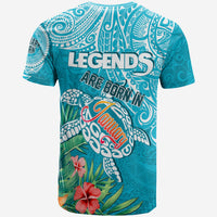 Custom Polynesian Birthday T Shirt Legends Are Born In January - Wonder Print Shop