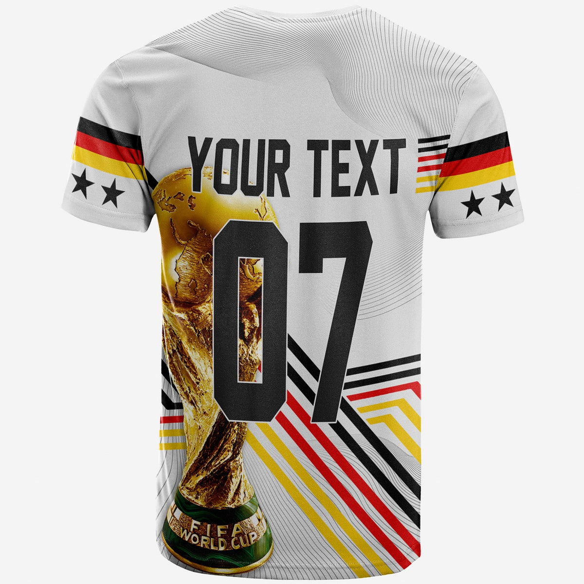 Personalised Germany T Shirt World Cup 2022 Champions - Wonder Print Shop