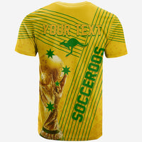 Personalised Australia Soccer WC 2022 T Shirt Socceroos Sporty Style - Wonder Print Shop