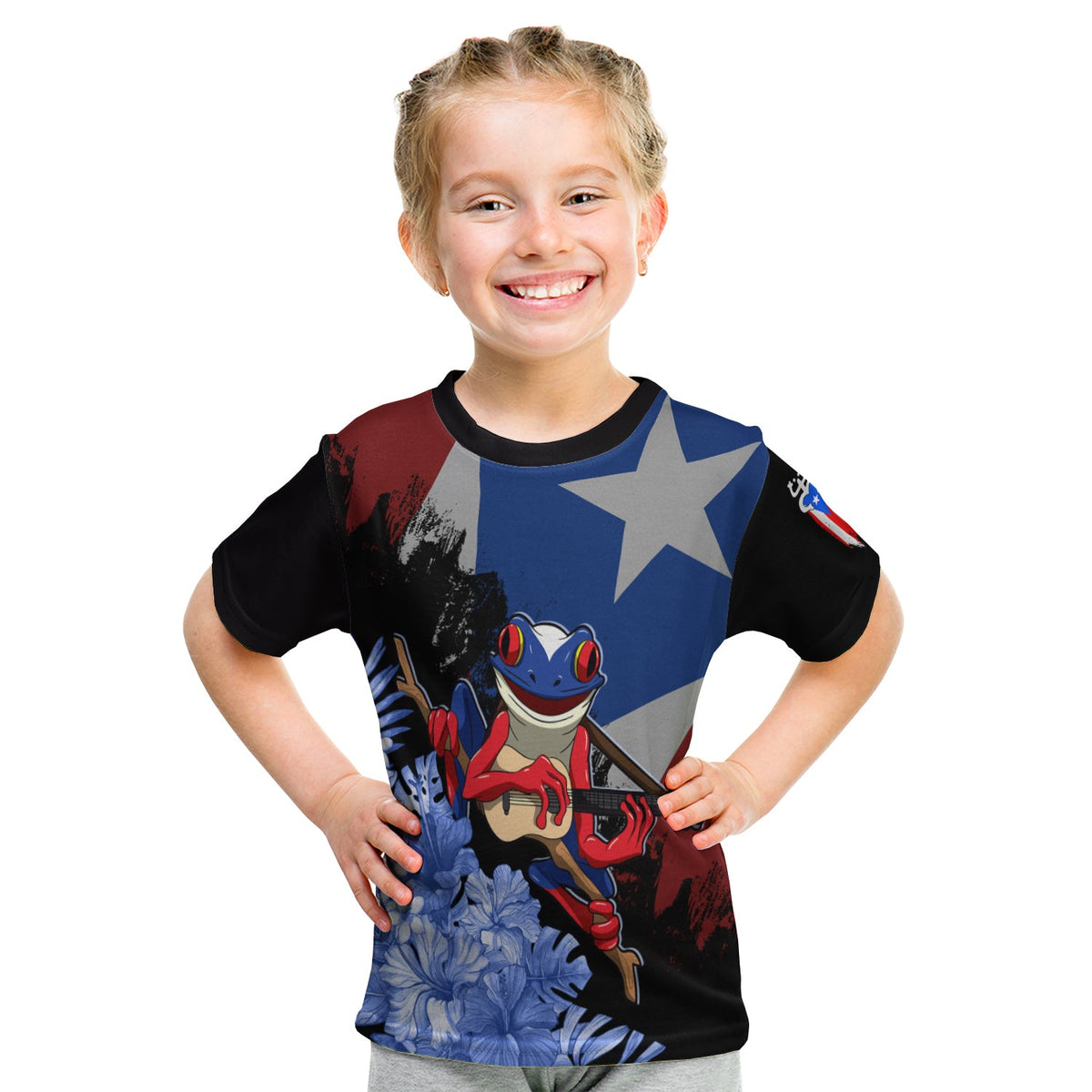 Puerto Rico KID T shirt Soy De Aqui Como El Coqui - Wonder Print Shop