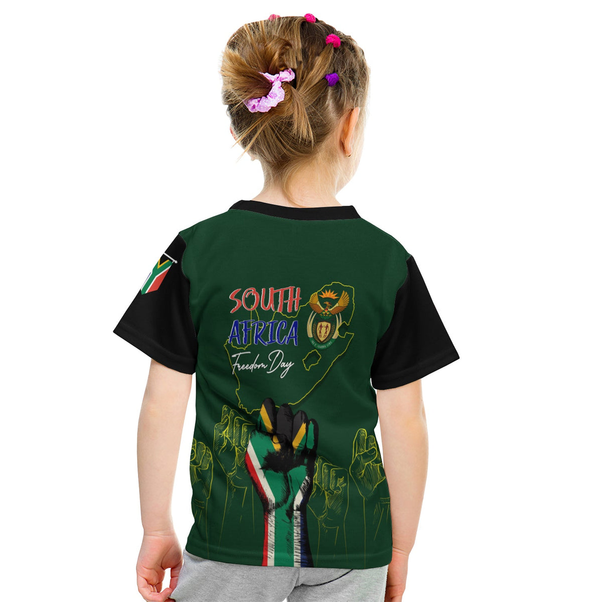 South Africa Freedom Day T Shirt Fist Up Style - Wonder Print Shop