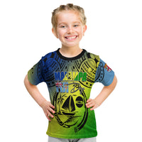 Malampa Fiji Day T Shirt KID Flags Mix Style - Wonder Print Shop