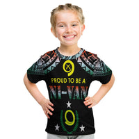 Vanuatu Proud To Be A Ni-Van - Polynesian Pattern T Shirt KID - Penama Province - Wonder Print Shop