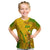 Personalised Australia Soccer WC 2022 T Shirt KID Aboriginal Socceroos - Wonder Print Shop