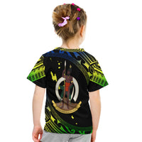 Vanuatu Proud To Be A Ni-Van - Polynesian Pattern T Shirt KID - Malampa Province - Wonder Print Shop