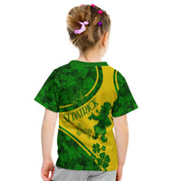 Saint Patrick Day T Shirt KID Shamrocks And Shenanigans - Gold Style - Wonder Print Shop