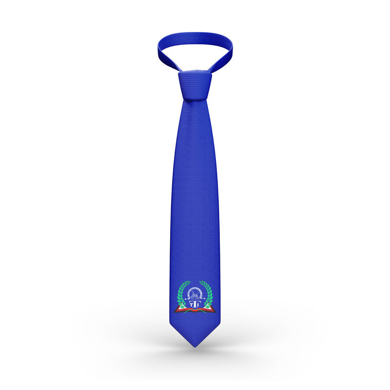 tonga-tupou-tertiary-institute-necktie-simple-style-blue