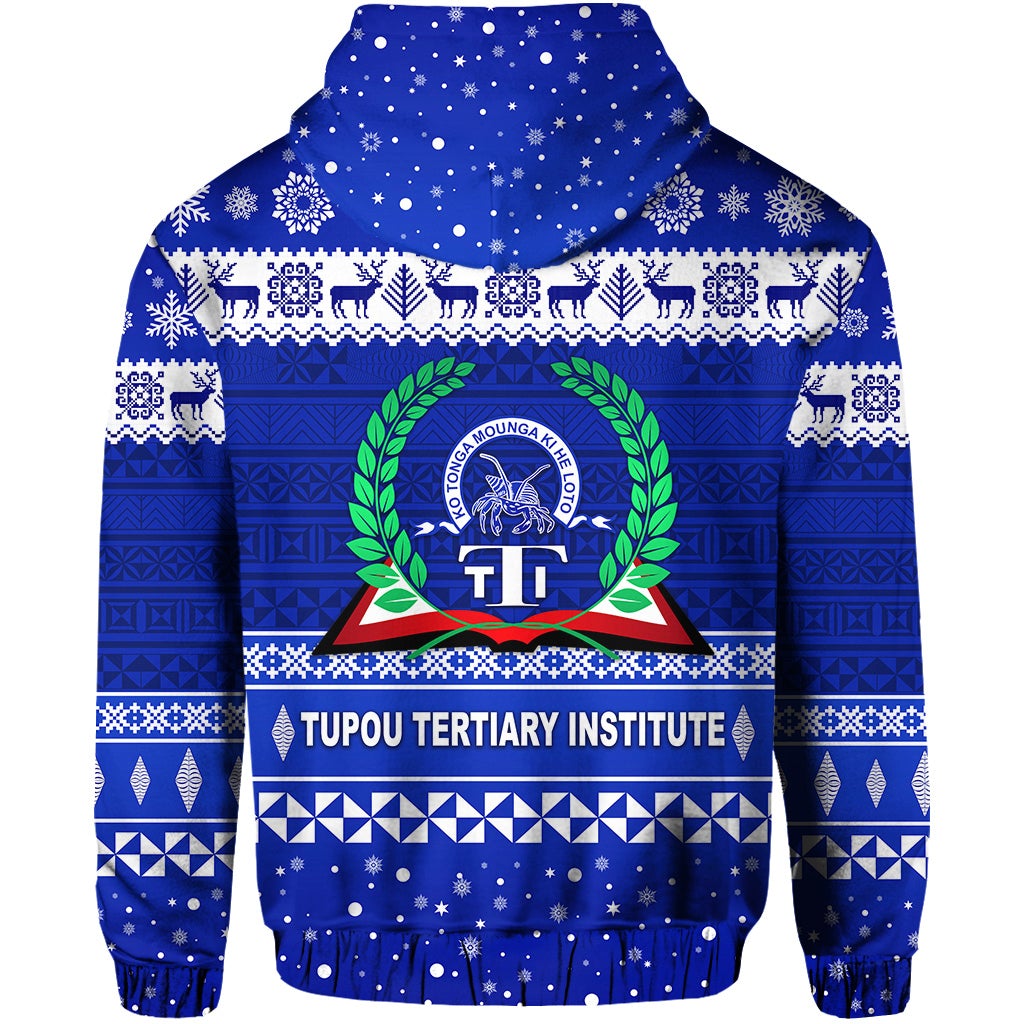 Tupou Tertiary Institute Christmas Tonga Hoodie Simple Style LT8 - Wonder Print Shop