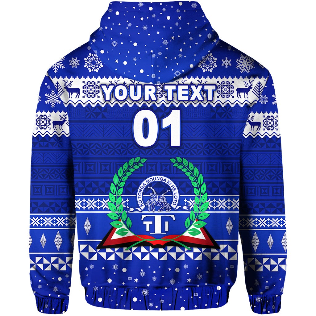 Custom Tupou Tertiary Institute Christmas Tonga Hoodie Simple Style LT8 - Wonder Print Shop