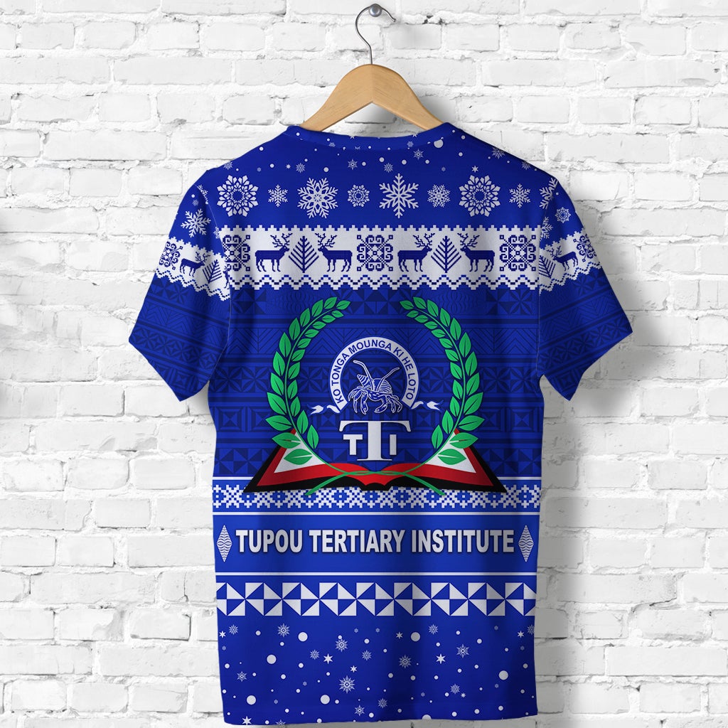 Tupou Tertiary Institute Christmas Tonga T Shirt Simple Style LT8 - Wonder Print Shop