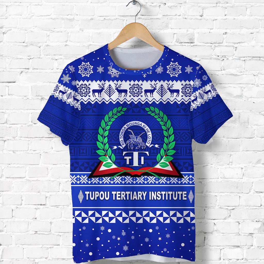 Tupou Tertiary Institute Christmas Tonga T Shirt Simple Style LT8 - Wonder Print Shop