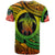 Polynesian Turtle T Shirt Circle Turtle Hibiscus Reggae - Wonder Print Shop