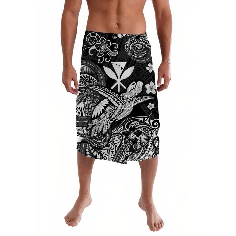 Hawaii Turtle Map Polynesian Lavalava Kanaka Maoli Unique Style - Black LT8 - Wonder Print Shop