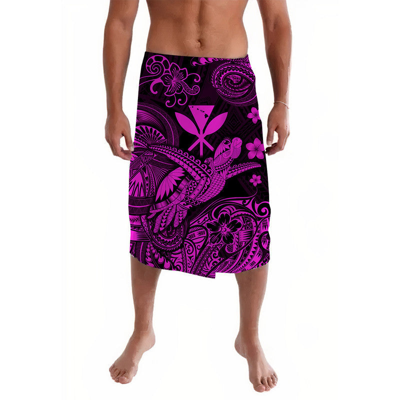 Hawaii Turtle Map Polynesian Lavalava Kanaka Maoli Unique Style - Pink LT8 - Wonder Print Shop