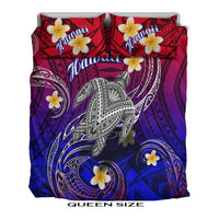 Hawaii Bedding Set Hawaiian Turtle Plumeria Mixed Polynesian Style LT9 - Wonder Print Shop