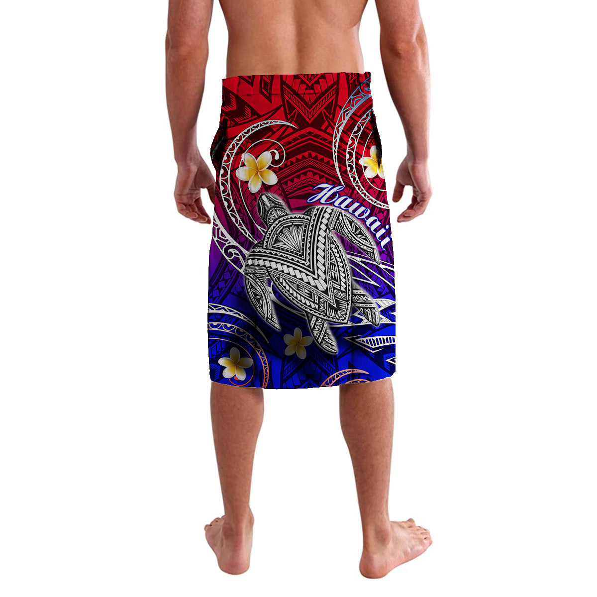 Hawaii Lavalava Hawaiian Turtle Plumeria Mixed Polynesian Style - Wonder Print Shop