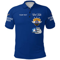 Custom Tuskegee Airmen Polo Shirt The Blue Tails Simplified Vibes Blue LT8 - Wonder Print Shop