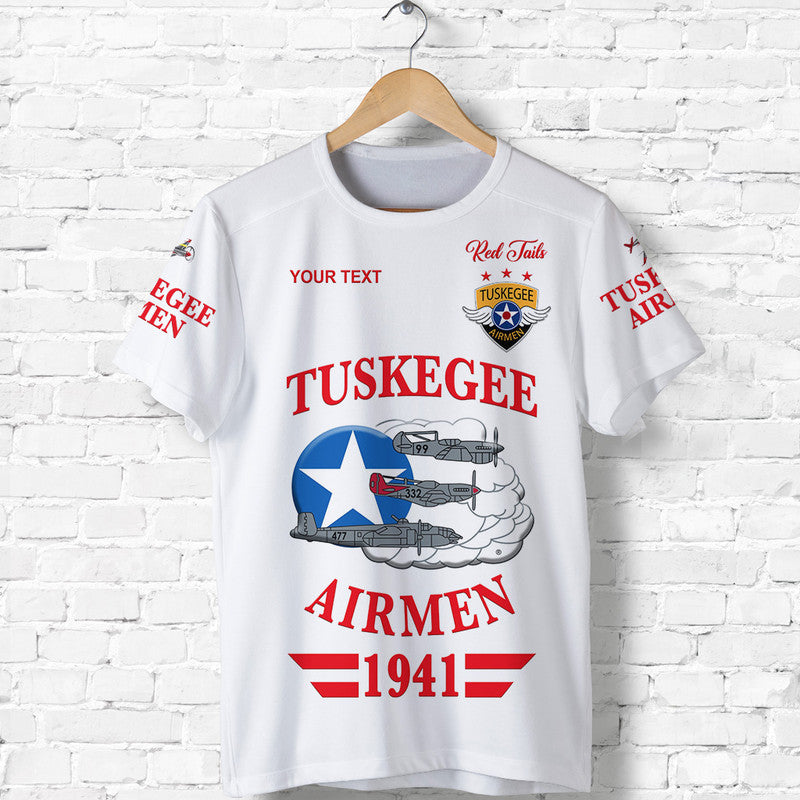 Custom Tuskegee Airmen T Shirt The White Tails Original Style White LT8 - Wonder Print Shop