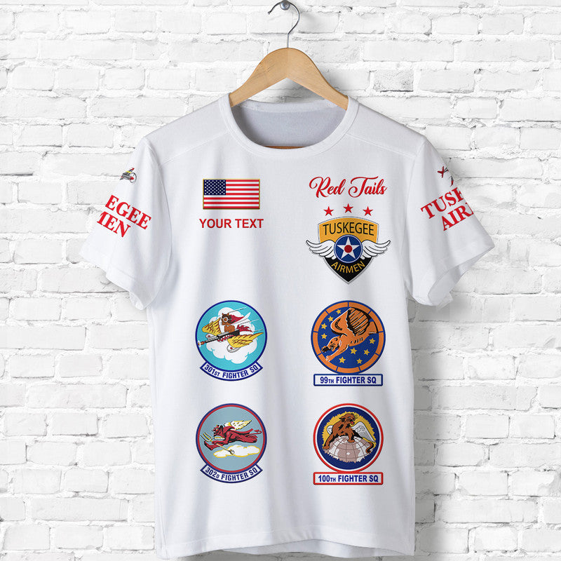 Custom Tuskegee Airmen T Shirt The White Tails Simple Style White LT8 - Wonder Print Shop