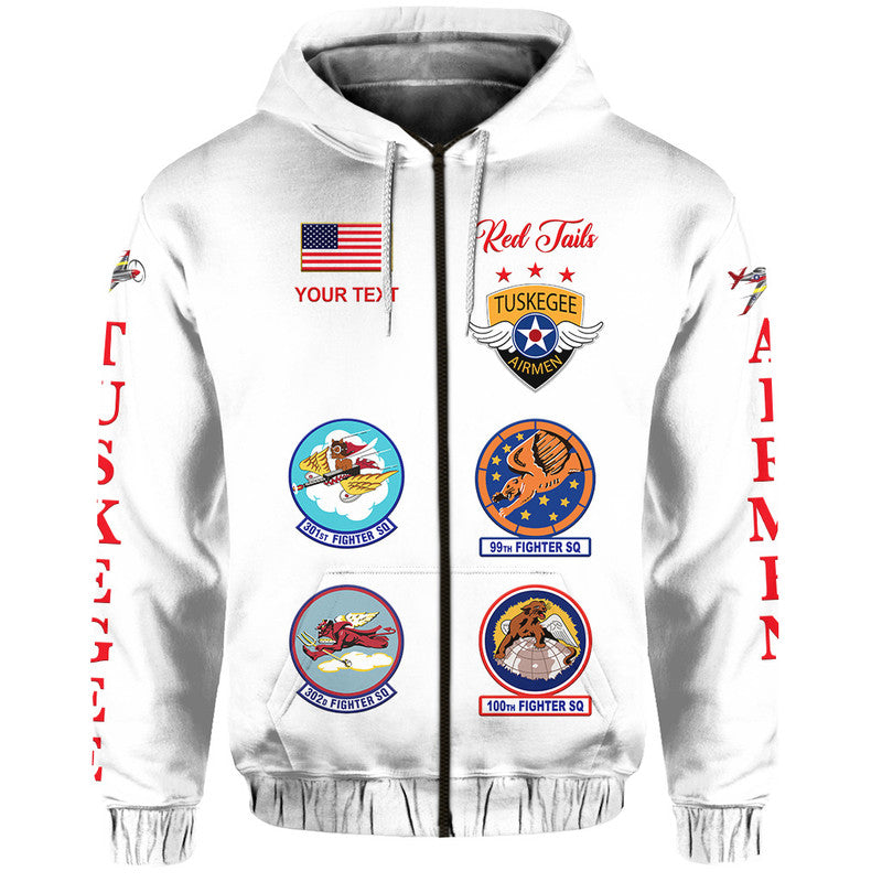 Custom Tuskegee Airmen Hoodie The White Tails Simple Style White LT8 - Wonder Print Shop