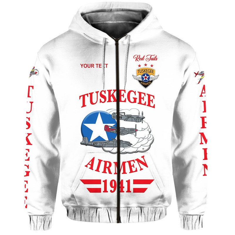 Custom Tuskegee Airmen Hoodie The White Tails Original Style White LT8 - Wonder Print Shop