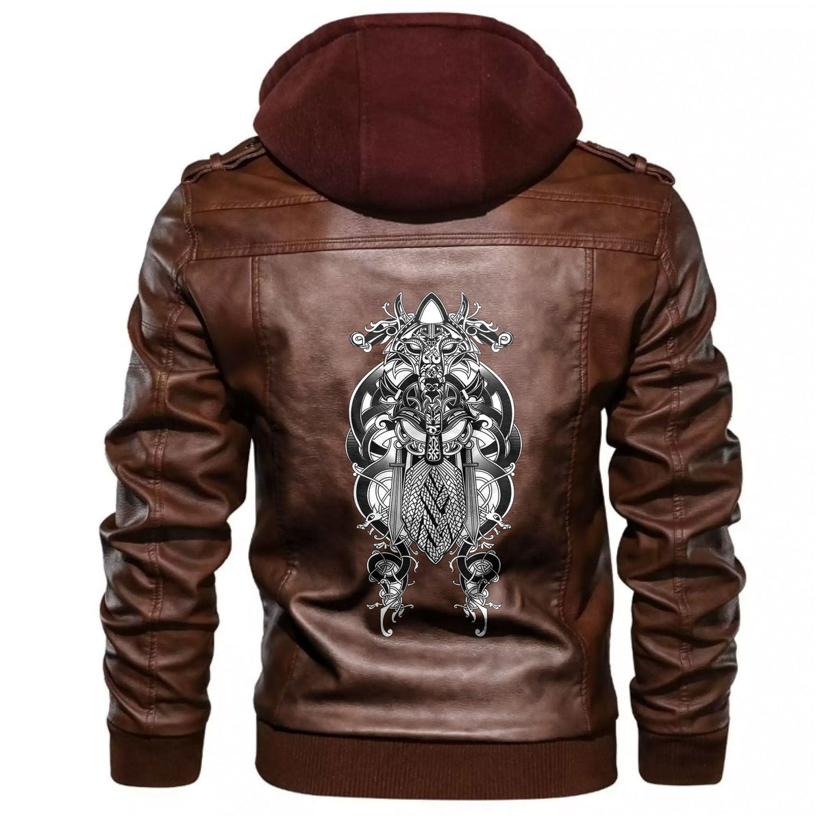 Viking Tyr Leather Jacket RLT12 - Wonder Print Shop