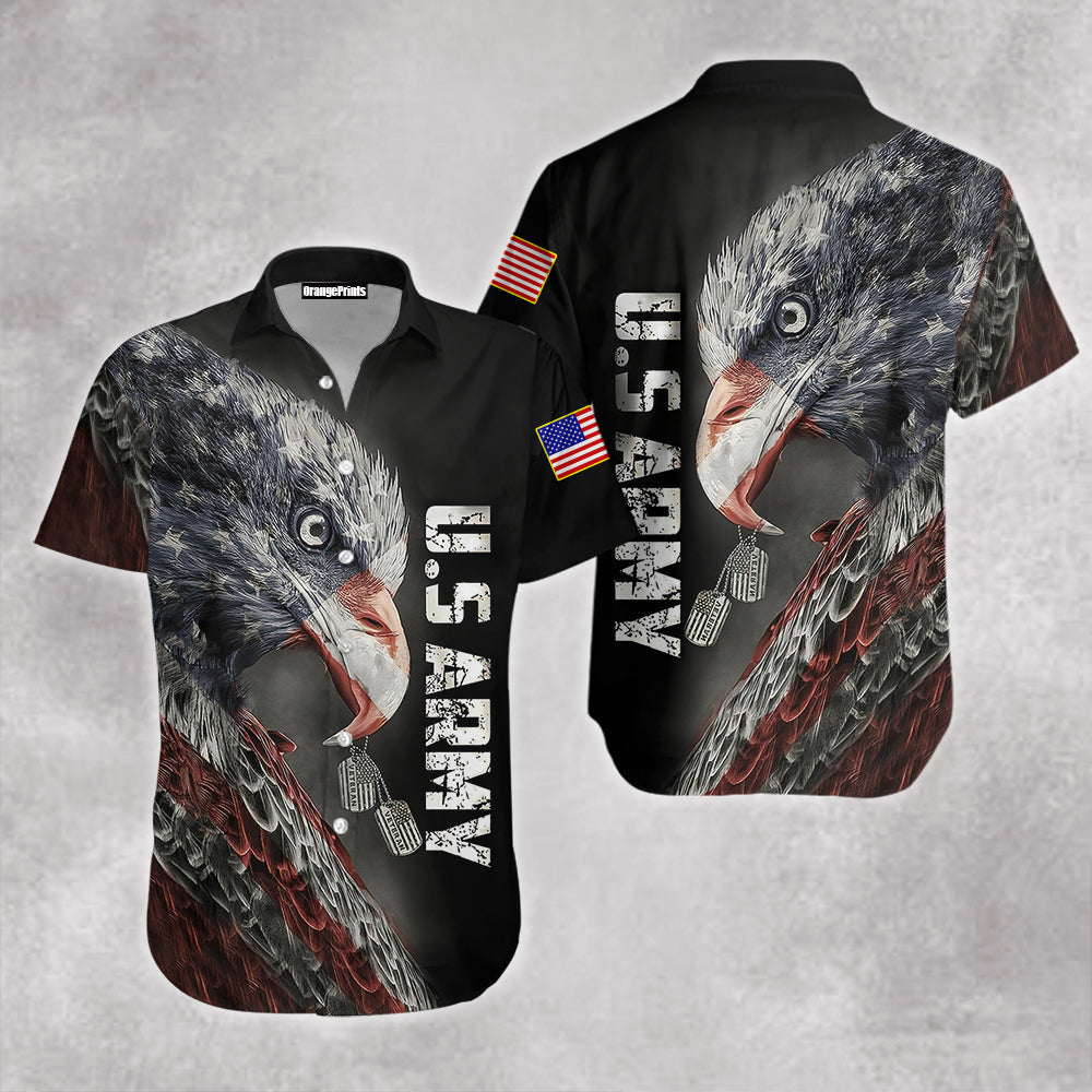 US Army Veteran Hawaiian Shirt - Wonder Print Shop
