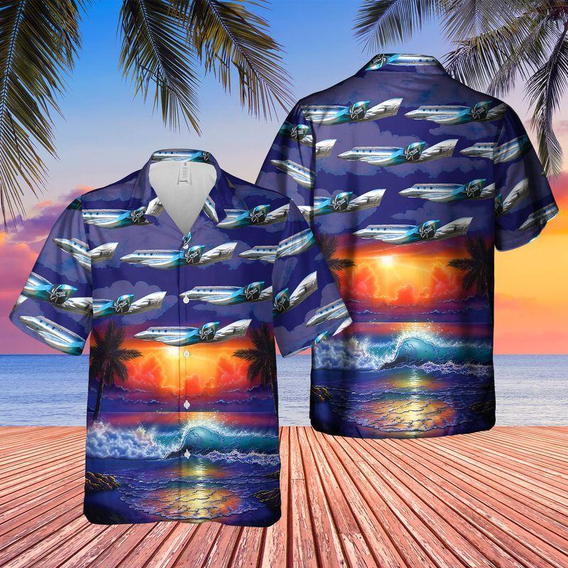 US Virgin Galactic Hawaiian Shirt - Wonder Print Shop