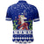 Winter Scottish Unicorn and Thistle Pattern Polo Shirt - Wonder Print Shop