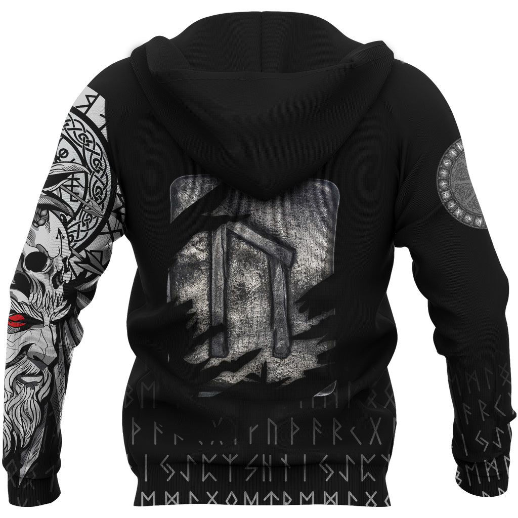Viking Hoodie Uruz Norse Runes RLT12 - Wonder Print Shop