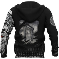 Viking Hoodie Uruz Norse Runes RLT12 - Wonder Print Shop