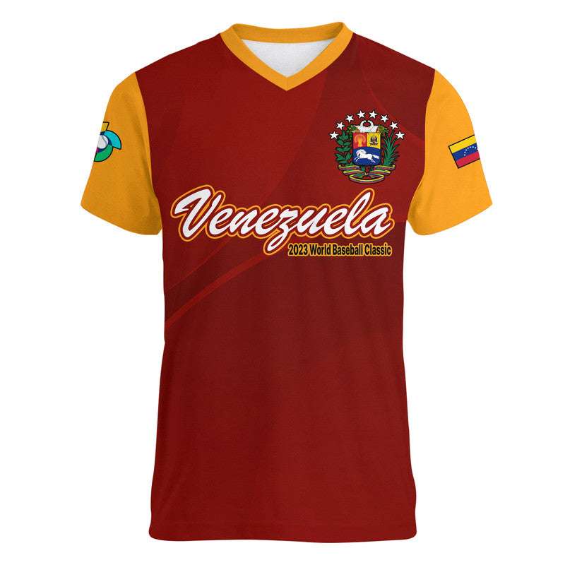 custom-personalised-venezuela-baseball-classic-2023-v-neck-t-shirt-venezuela-coat-of-arms