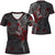 Viking Clothing Viking Odin Raven Tattoo Style Blood Version V Neck T shirt RLT12 - Wonder Print Shop