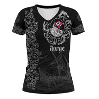 Viking Clothing Viking Drakkar Norway Warship V Neck T shirt RLT12 - Wonder Print Shop