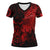 Viking Clothing Viking Odin Tattoo Red Version V Neck T shirt RLT12 - Wonder Print Shop